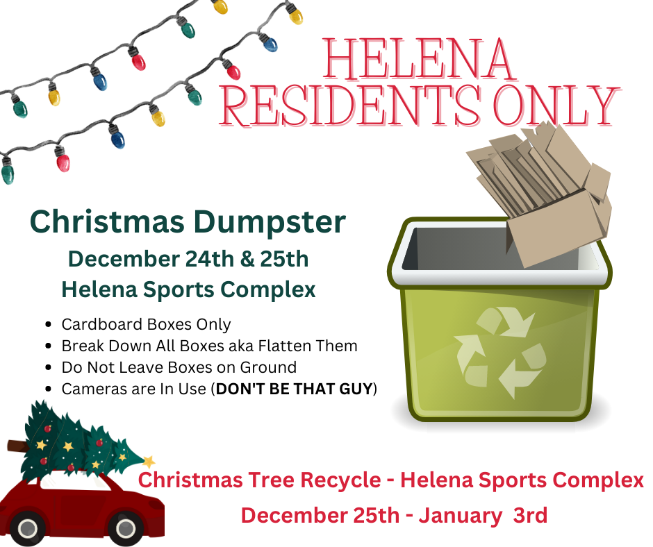 Christmas Dumpster and Tree Recycling