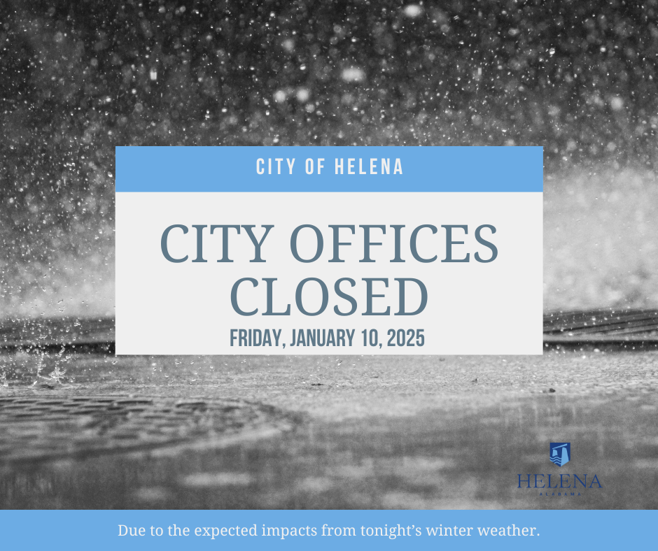 City Offices Closing January 10, 2025